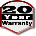 Grandview offers a 20 year warranty on our gutter guard protection services.