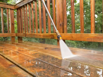 Grandview Window & Gutter Cleaning provides professional pressure washing services.